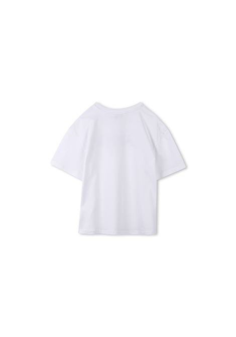 White T-Shirt With Curb Logo LANVIN ENFANT | N30233N48